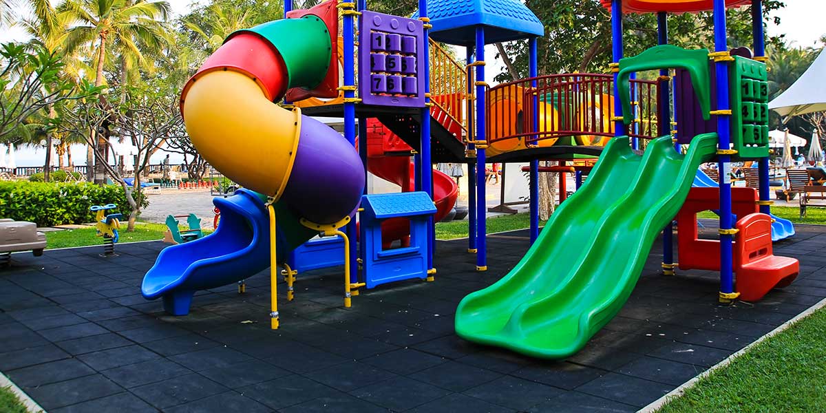 playground rubber tiles cost