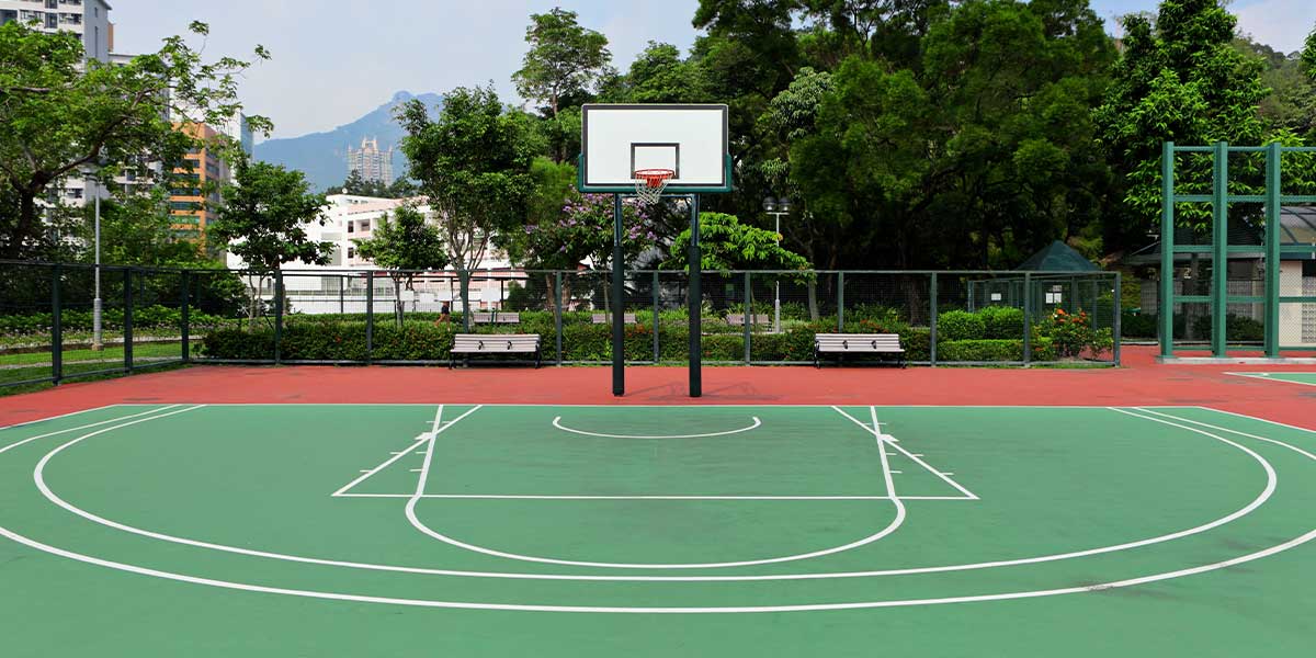 Backyard Basketball Court Flooring
